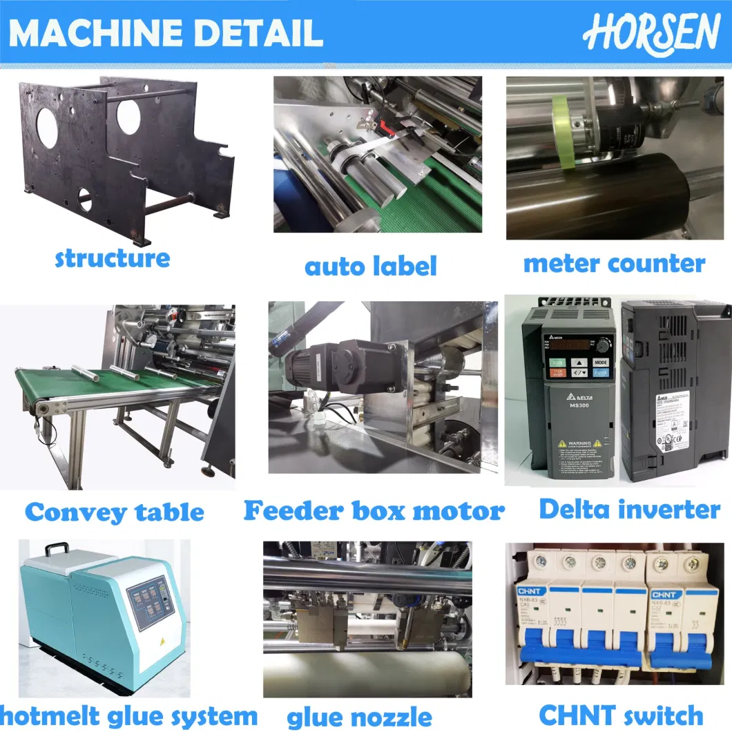 Full Automatic High Speed Slitter Rewinder for Stretch Film Cling Film Aluminium Foil Adhesive Tape Thermal Paper Slitting Rewinding Machinery